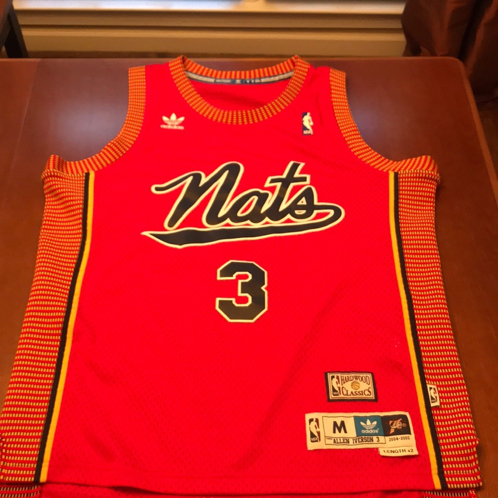 adidas hardwood classic allen iverson jersey